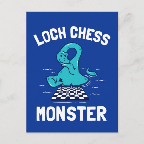 Loch Chess Monster Postcard