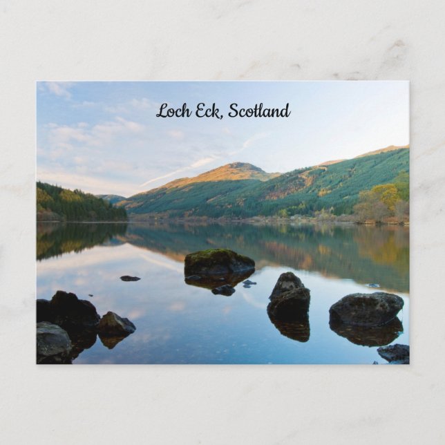 Loch Eck, Scotland Postcard (Front)