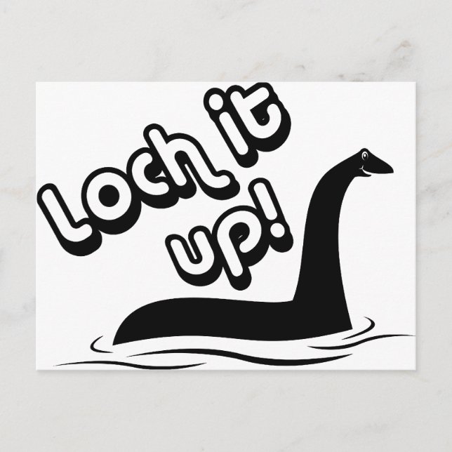 Loch It Up Postcard (Front)