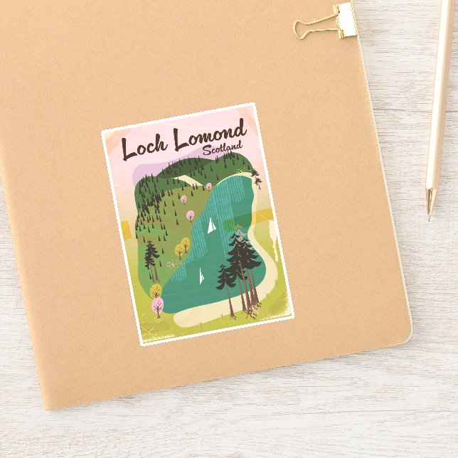Loch Lamond Scotland Sticker (Notebook)