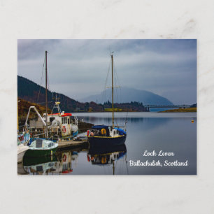 Loch Leven, Ballachulish, Scotland Postcard