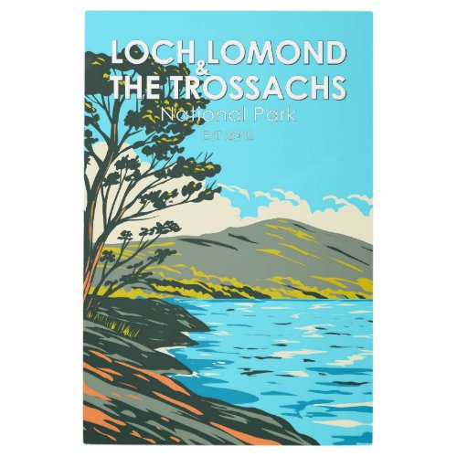 Loch Lomond and the Trossachs National Park  Metal Print