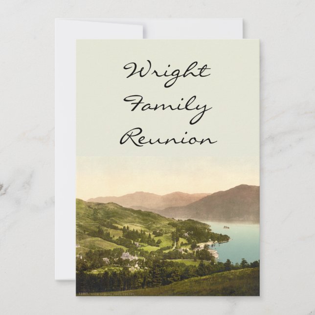 Loch Lomond, Dumbarton, Scotland Invitation (Front)