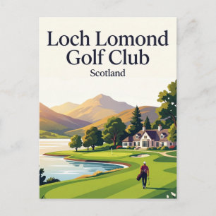 Loch Lomond Golf Club, Scotland Postcard