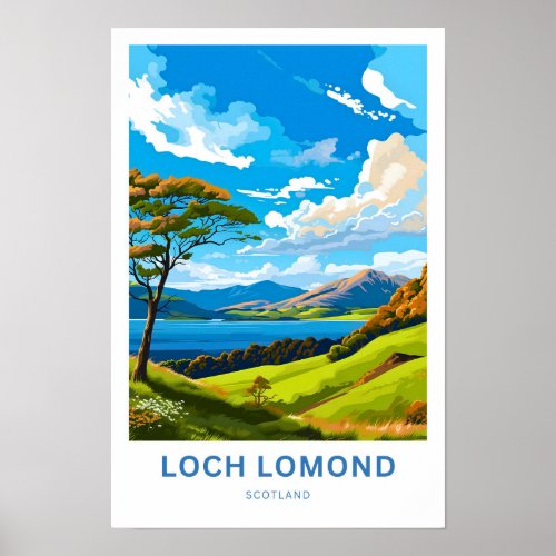 Loch Lomond Scotland Travel Print