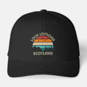 Loch Lomond Scotland Vintage Retro Sunset