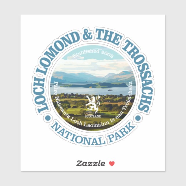Loch Lomond & the Trossachs Sticker (Sheet)
