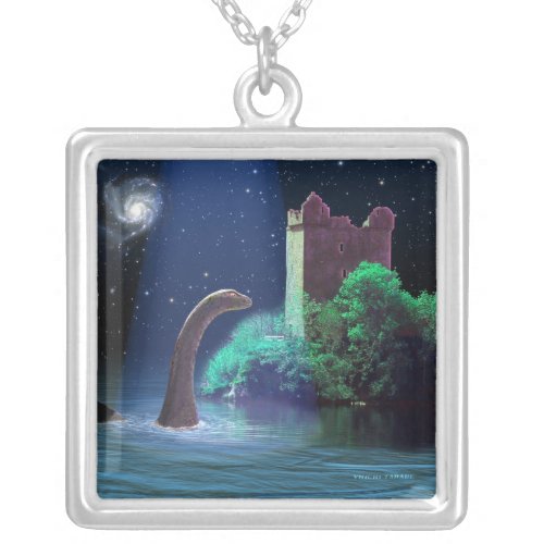 Loch Ness 2 Silver Plated Necklace