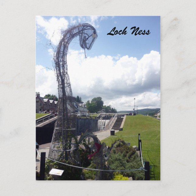loch ness cagey postcard (Front)