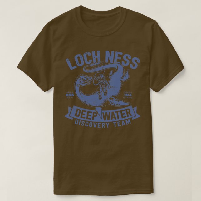 Loch Ness Deep Water Discovery Team 1 T-Shirt (Design Front)