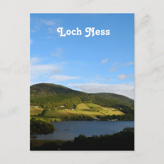 Loch Ness in Scotland Postcard (Front)