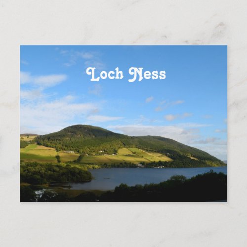 Loch Ness in Scotland Postcard