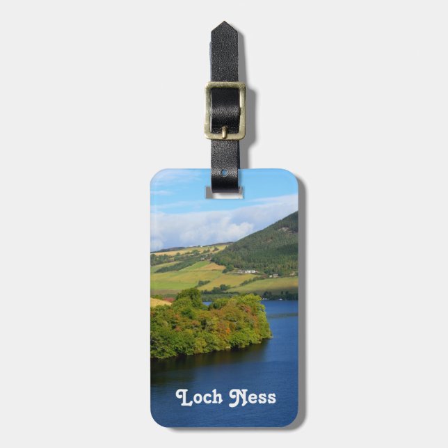 Loch Ness Luggage Tag (Front Vertical)