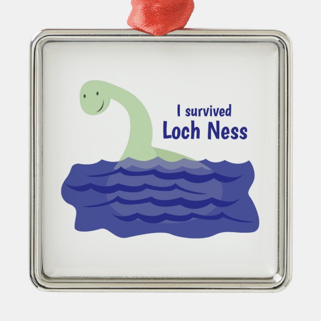 Loch Ness Metal Ornament (Front)