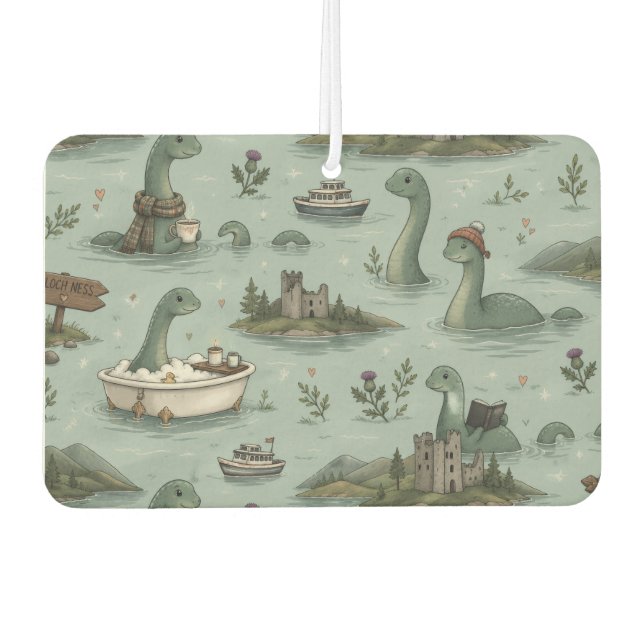 Loch Ness Monster  Air Freshener (Front)