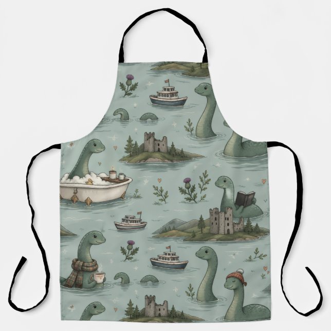 Loch Ness Monster  Apron (Front)