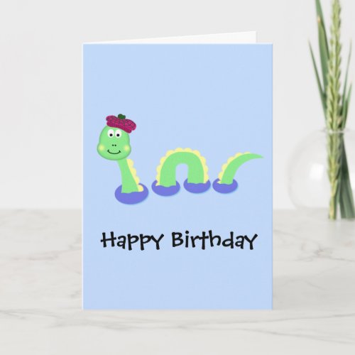 Loch Ness Monster Card