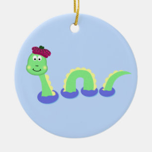 Loch Ness Monster Ceramic Ornament