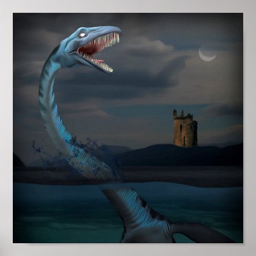 Loch Ness Monster Creeptid Poster