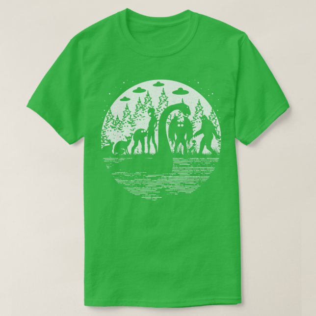 Loch Ness Monster Cryptid T-Shirt (Design Front)