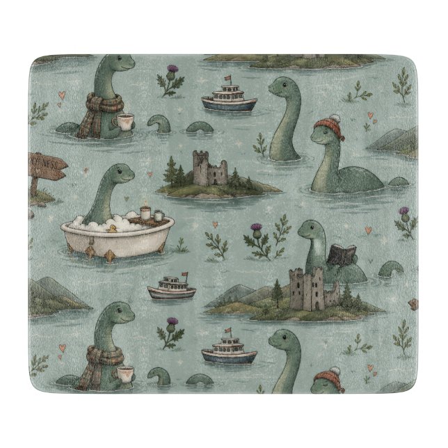 Loch Ness Monster  Cutting Board (Front)