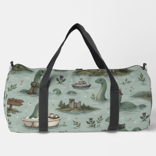 Loch Ness Monster  Duffle Bag