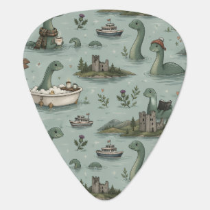 Loch Ness Monster  Guitar Pick