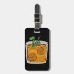 Loch Ness Monster In Scotch Whiskey Glass Luggage Tag at Zazzle