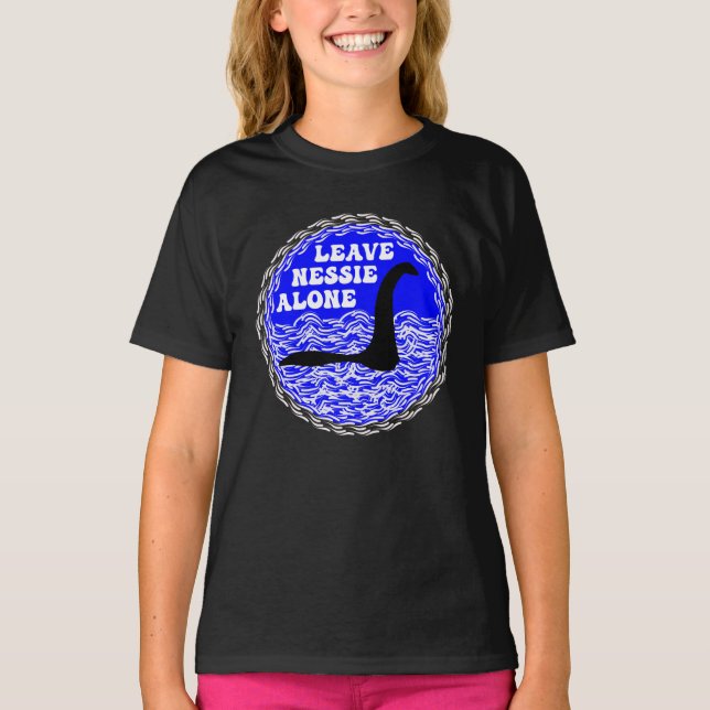 LOCH NESS MONSTER-Leave Nessie Alone T-Shirt (Front)