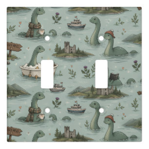 Loch Ness Monster Light Switch Cover