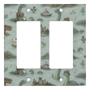 Loch Ness Monster Light Switch Cover