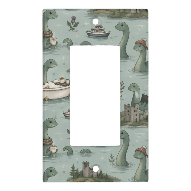 Loch Ness Monster  Light Switch Cover (Front)