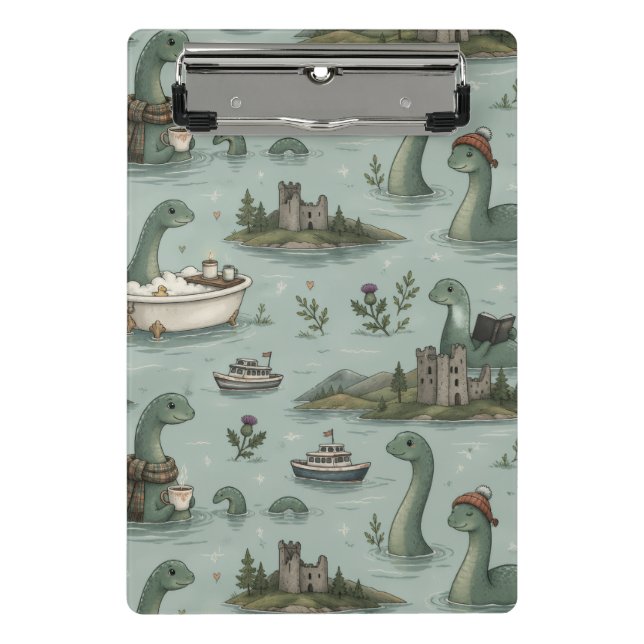 Loch Ness Monster  Mini Clipboard (Front)