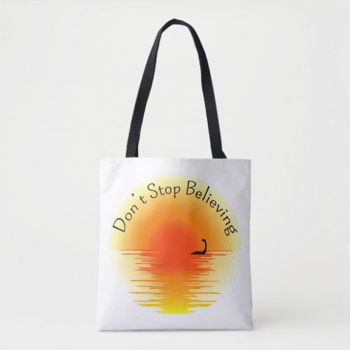 Loch Ness Monster Mug Dont Stop Believing Tote Bag