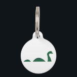 Loch Ness Monster Pet ID Tag<br><div class="desc">Kids are always fascinated by mythological creatures. Let this little monster hop directly onto children's blankets and quilts.</div>