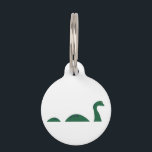 Loch Ness Monster Pet ID Tag<br><div class="desc">Kids are always fascinated by mythological creatures. Let this little monster hop directly onto children's blankets and quilts.</div>