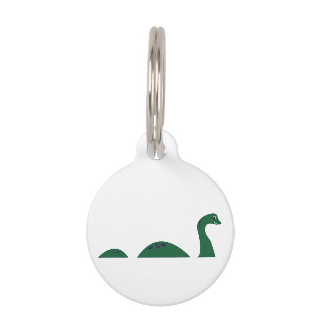 Loch Ness Monster Pet ID Tag (Front)