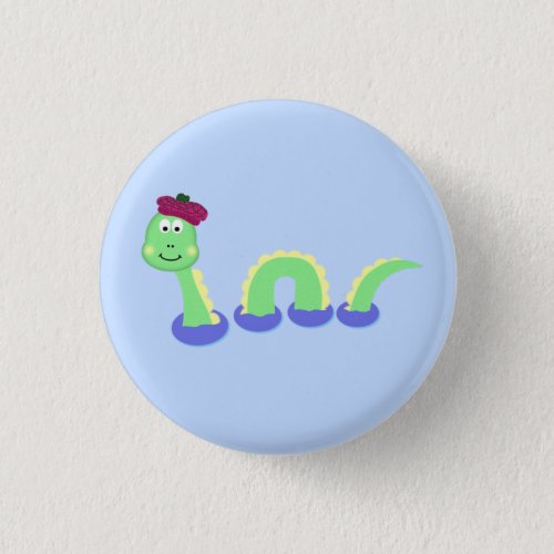 Loch Ness Monster Pinback Button