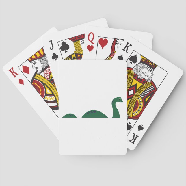 Loch Ness Monster Poker Cards (Back)