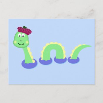 Loch Ness Monster Postcard by mail_me at Zazzle