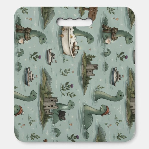 Loch Ness Monster  Seat Cushion