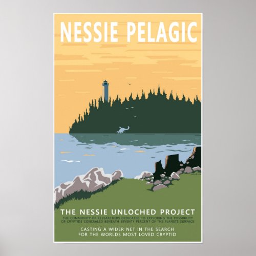 Loch Ness Monster Unloched Poster