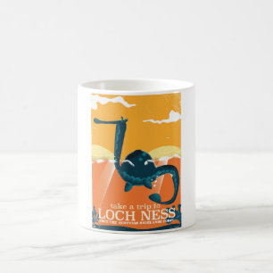 Loch Ness Scotland highlands vintage monster Coffee Mug