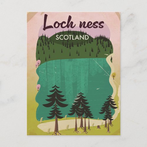 Loch Ness Scotland Postcard