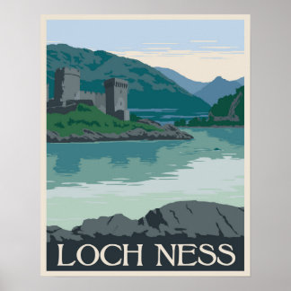 Loch Ness, Scotland Poster