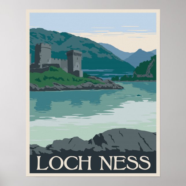 Loch Ness, Scotland Poster (Front)