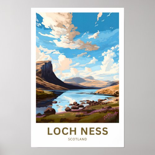 Loch Ness Scotland Travel Print