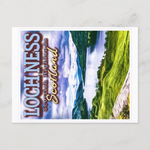 LOCH NESS _ SCOTTISH HIGHLANDS _ SCOTLAND UK POSTCARD