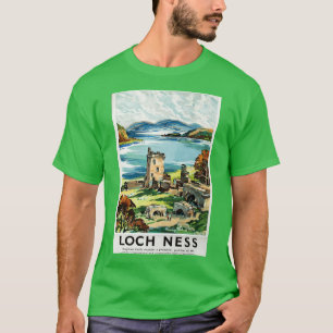 Loch Ness vintage travel poster T-Shirt