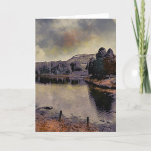 ‘Loch Ordie, Scottish Highlands’ Art Birthday Card